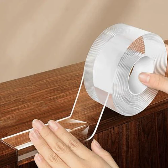 Alt view image 2 of 7 - 1.57 in x 9.84 FT,Corner Protector Baby,Clear Edge Protector Strip,Sharp Edge Wrap Cover Tape,Self Adhesive Protective Bumper Guards for Cabinet Door,Desk,Glass Table,Bed Furniture and Wall