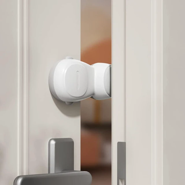 Main image of 4 PCS Baby Safety Automatic Door Stopper, Automatic Door Finger Guards for Kids, Automatic Anti-Pinch Door Stopper, No Drilling& Tools, Easy to Install and Use