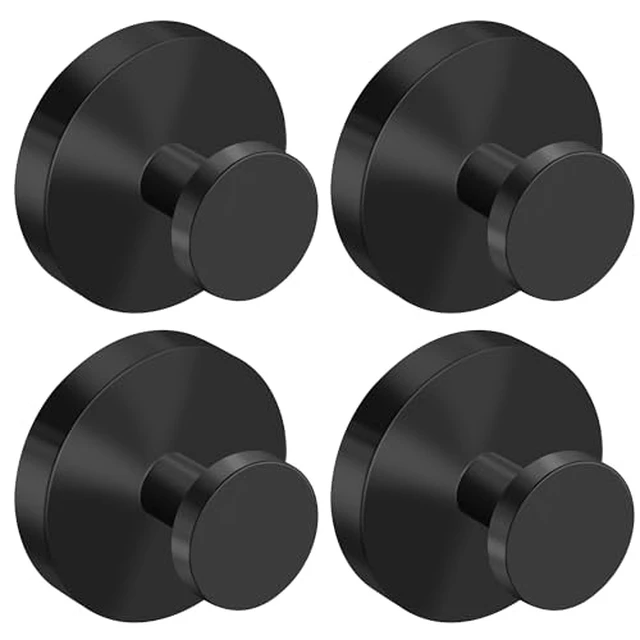 Alt view image 3 of 4 - Suction Cup Hooks for Shower, No-Drill Towel & Robe Hooks
