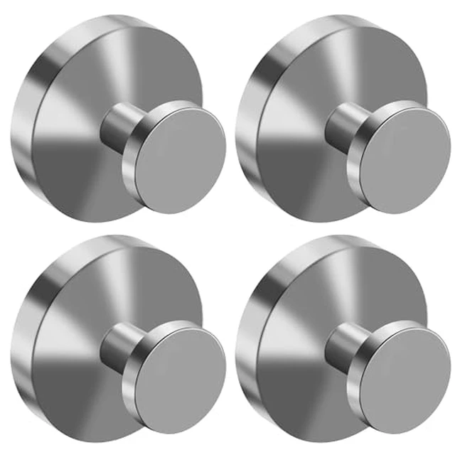 Alt view image 4 of 4 - Suction Cup Hooks for Shower, No-Drill Towel & Robe Hooks