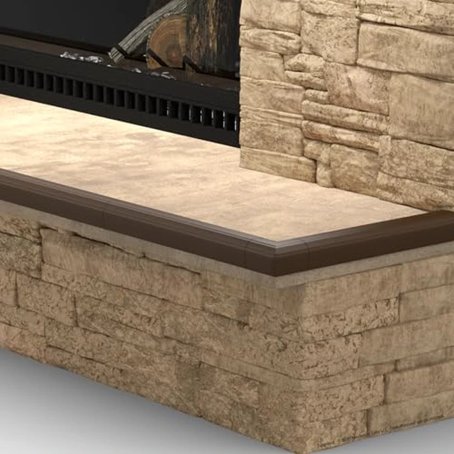 Alt view image 3 of 6 - Fireplace Edge Corner Protector, Extra-Wide 9ft Edge 2 Corners