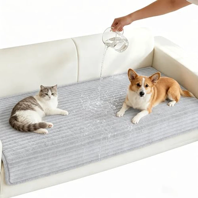 Alt view image 2 of 4 - 70.9 x 35.4 Inch Waterproof Couch Cover, Non Slip Washable Pet Proof