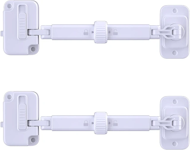 Alt view image 3 of 3 - 2-Pack Cat Door Latch, Keep Dogs Out of Litter Box, Adjustable