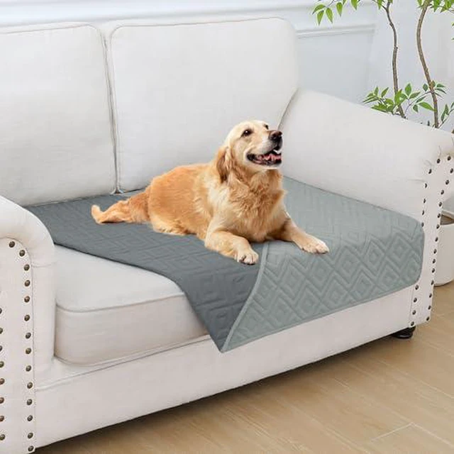 Alt view image 2 of 6 - Waterproof Reversible Dog Blanket, Pet Blanket for Sofa Couch