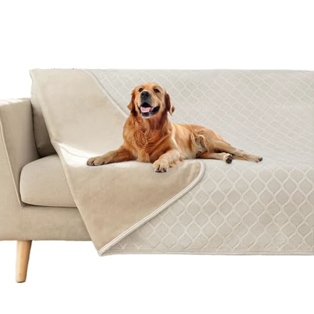 Alt view image 2 of 7 - Waterproof Dog Blanket, Soft Reversible Throw for Couch & Bed Protection