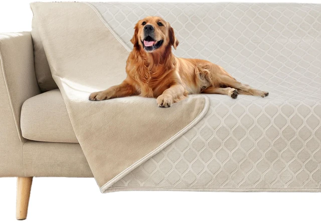 Main image of Waterproof Dog Blanket, Soft Reversible Throw for Couch & Bed Protection