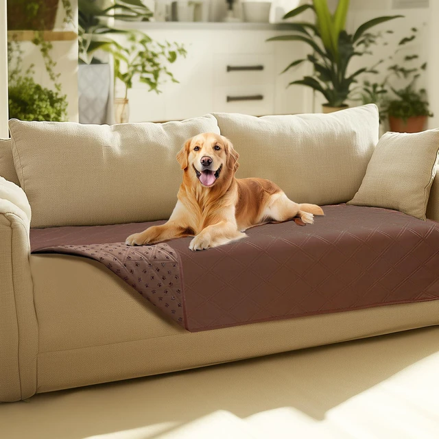 Main image of Waterproof Couch Cover for Dogs, Non-Slip Pet Sofa Protector