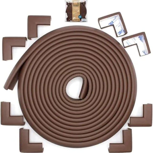 Alt view image 6 of 6 - Baby Proof Corner Edge Protector, Small 15ft Edge 4 Corners