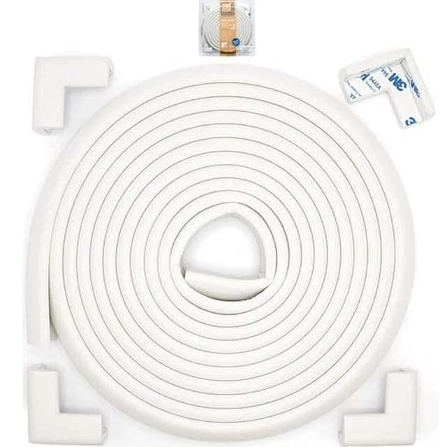 Alt view image 2 of 7 - Baby Proof Corner Edge Protector, Small 15ft Edge 4 Corners