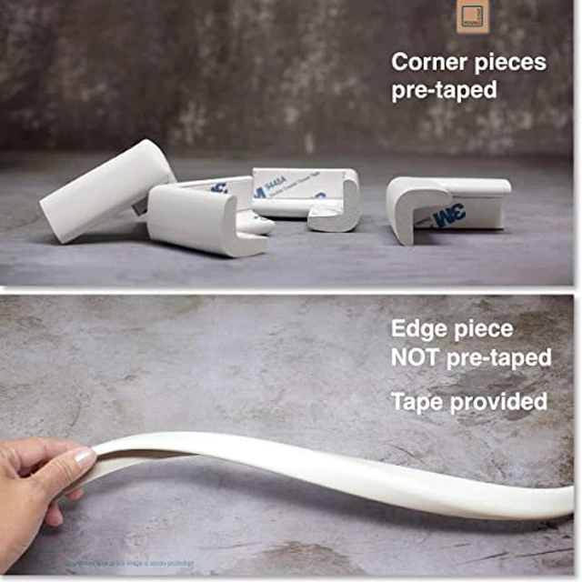 Alt view image 6 of 7 - Baby Proof Corner Edge Protector, Small 15ft Edge 4 Corners