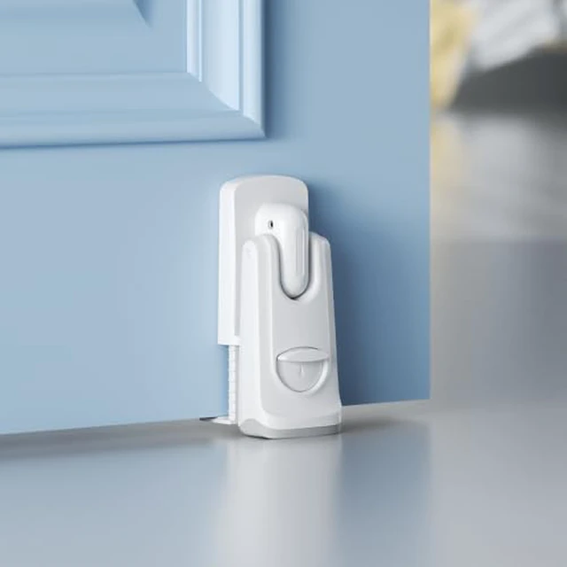 Alt view image 2 of 5 - Baby Safety 2 Pcs Door Stopper, Childproof Door Holder to Keep Door Open, Prevent Babies&Pets from Opening the Door