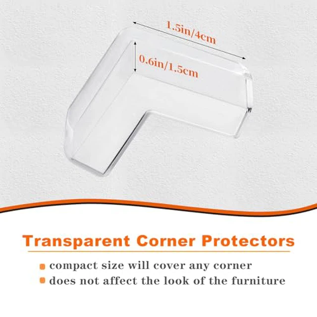 Alt view image 3 of 7 - 32 Pack Corner Guards Corner Protectors Baby Proof Furniture Corners & Edges Safety Bumpers, Table Corner Protectors for Furniture Baby Safety Sharp Corner Covers, Clear