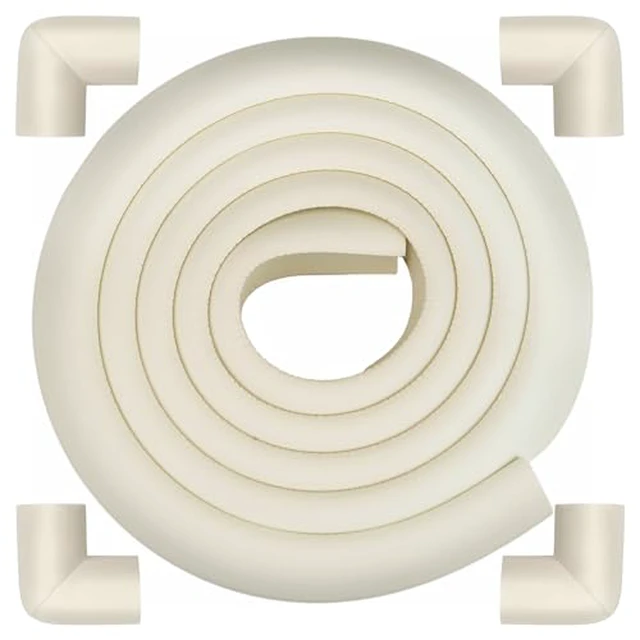 Alt view image 2 of 6 - Corner Protector Baby, Baby Proofing Edge Corner Protector, Soft Foam White