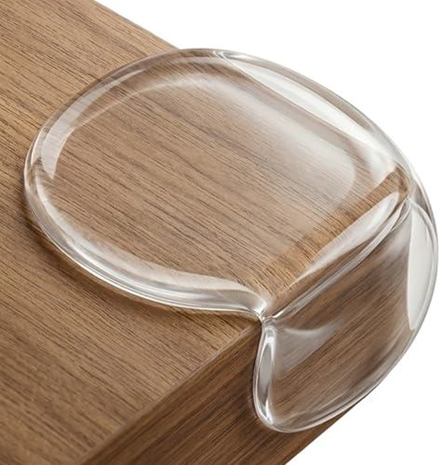 Alt view image 2 of 6 - Extra Large & Ultra-Safe Baby Corner Protector Guards - 32-Piece Clear Corner Protectors for Furniture, Super Strong Adhesive, Baby Proofing for Sharp Edges, Easy to Install Child Safety Set(Round