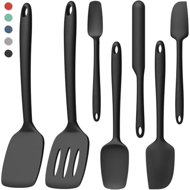 Alt view image 2 of 2 - 3 Pack Silicone Spatula Set, Heat Resistant to 500°F, BPA-Free