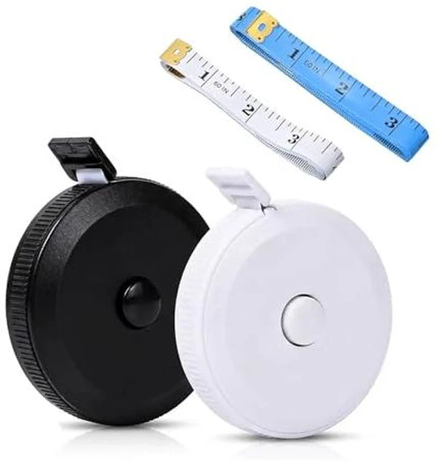 Alt view image 2 of 6 - Tape Measure 4 Pack 60" Body Measuring Retractable Cloth Sewing Tailor