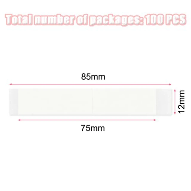 Alt view image 4 of 6 - 100 PCS Double Sided Body Tape Invisible Fashion Tape for Strapless Clothes