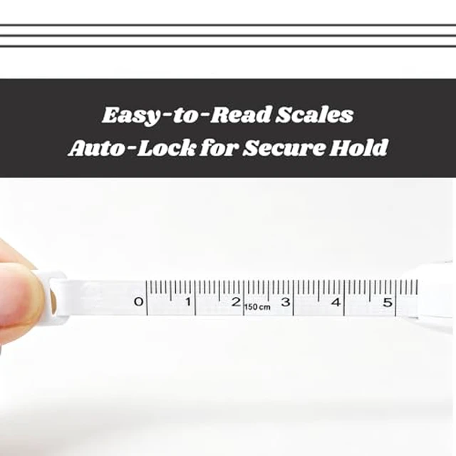 Alt view image 5 of 6 - Tape Measure 4 Pack 60" Body Measuring Retractable Cloth Sewing Tailor