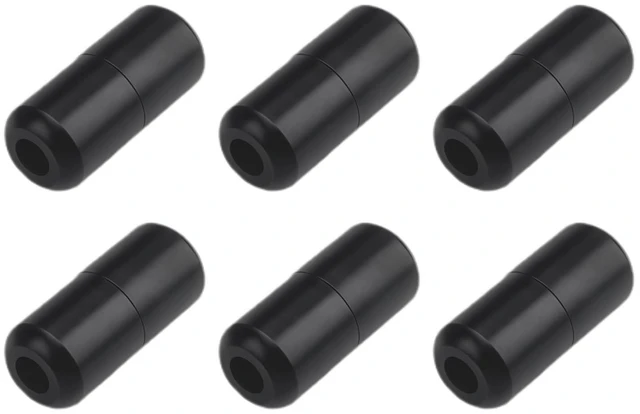 Main image of 6 Pcs Shoelace Locks Buckle Aluminum Alloy No Tie Shoe Lace Turnbuckle (Black)