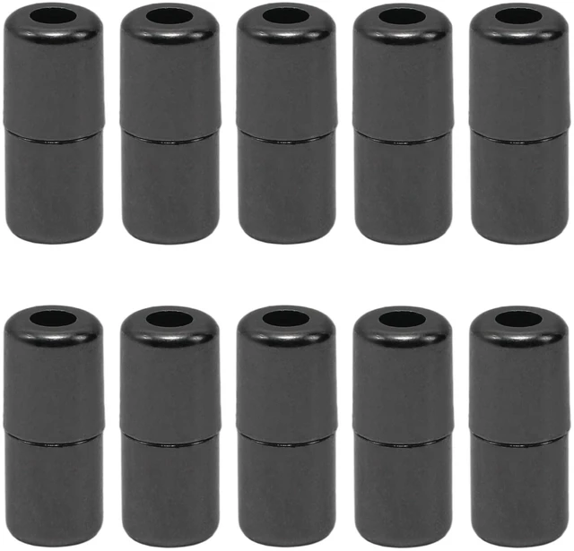 Main image of 10 Pcs Gunmetal Aluminum Shoelace Locks Buckles