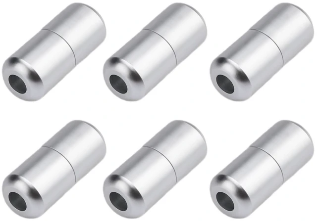 Main image of 6 Pcs Shoelace Locks Buckle Aluminum Alloy No Tie Shoe Lace Turnbuckle (Silver)