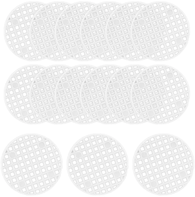 Main image of Plant Pot Mesh Hole Cover, 1.8" / 45mm, White, 100pcs