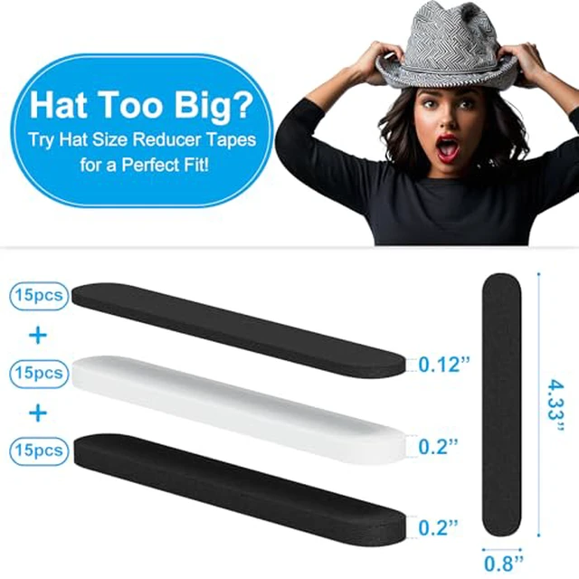 Alt view image 2 of 6 - 45 Pcs Hat Size Reducer, Hat Sizer Reducer Insert to Make Fit Comfort
