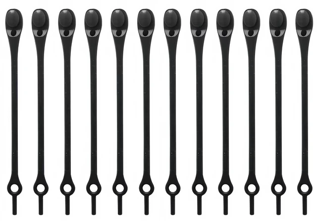 Main image of Set of 12pcs Silicone No Tie Shoelaces for Sneakers - Elastic Tieless Laces Shoelace for Adults