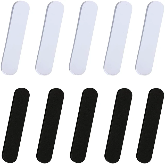 Main image of Hat Size Reducer,Soft Latex Hat Sizing, hat size reducer insert Tape hat bands for cowboy hats Sized Foam Tape for Hats and Caps, 20 Pcs(Black + White)