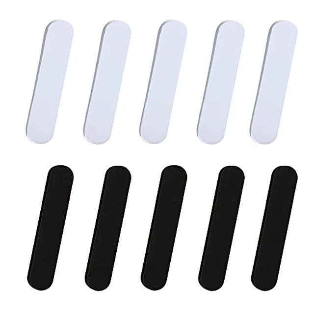 Alt view image 3 of 3 - Hat Size Reducer,Soft Latex Hat Sizing, hat size reducer insert Tape hat bands for cowboy hats Sized Foam Tape for Hats and Caps, 20 Pcs(Black + White)