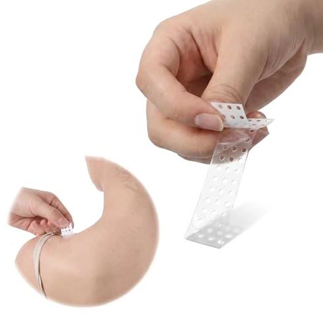 Alt view image 2 of 2 - 36 Pcs Fashion Double SidedTape Invisible Clothes Body Tape Sticky Skin Tape for Skirt Hem Necklines Hemlines Straps Bridal Wedding Dresses Garments, Closet Malfunctions Waterproof No Residue