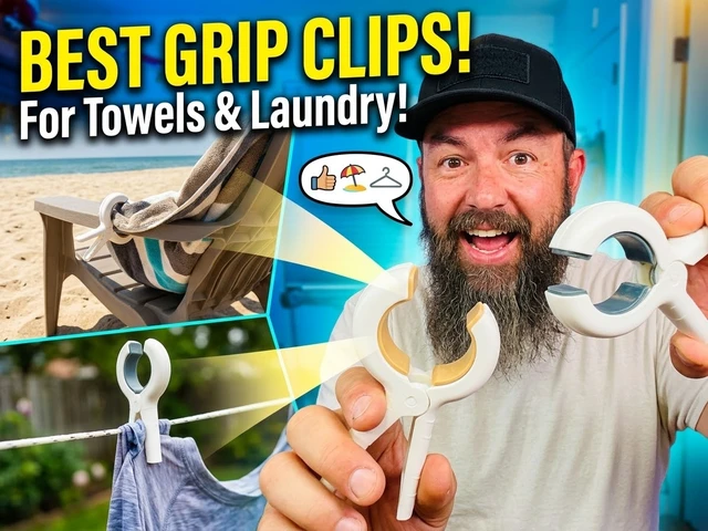 Alt view image 4 of 4 - Beach Towel Clips Heavy Duty Plastic Towel Clips