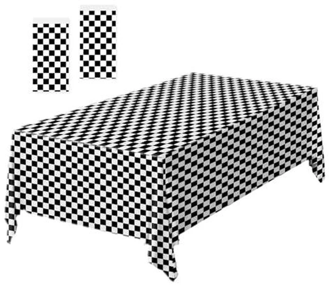 Alt view image 4 of 6 - 2 Pack Purple Plastic Tablecloth Disposable Table Covers Rectangle Purple Tablecloths for Birthday Baby Shower Wedding Birthday Halloween Party Rectangular Table Cloth Disposable