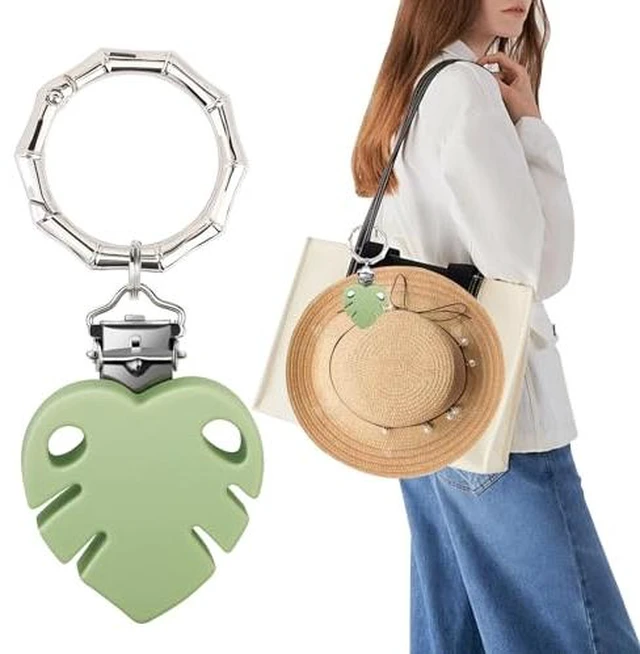Alt view image 5 of 7 - Hat Clip for Travel - Hat Holder Hanger Carrier for Hanging on Luggage Bags, Cruise Beach Travel Accessory Essentials