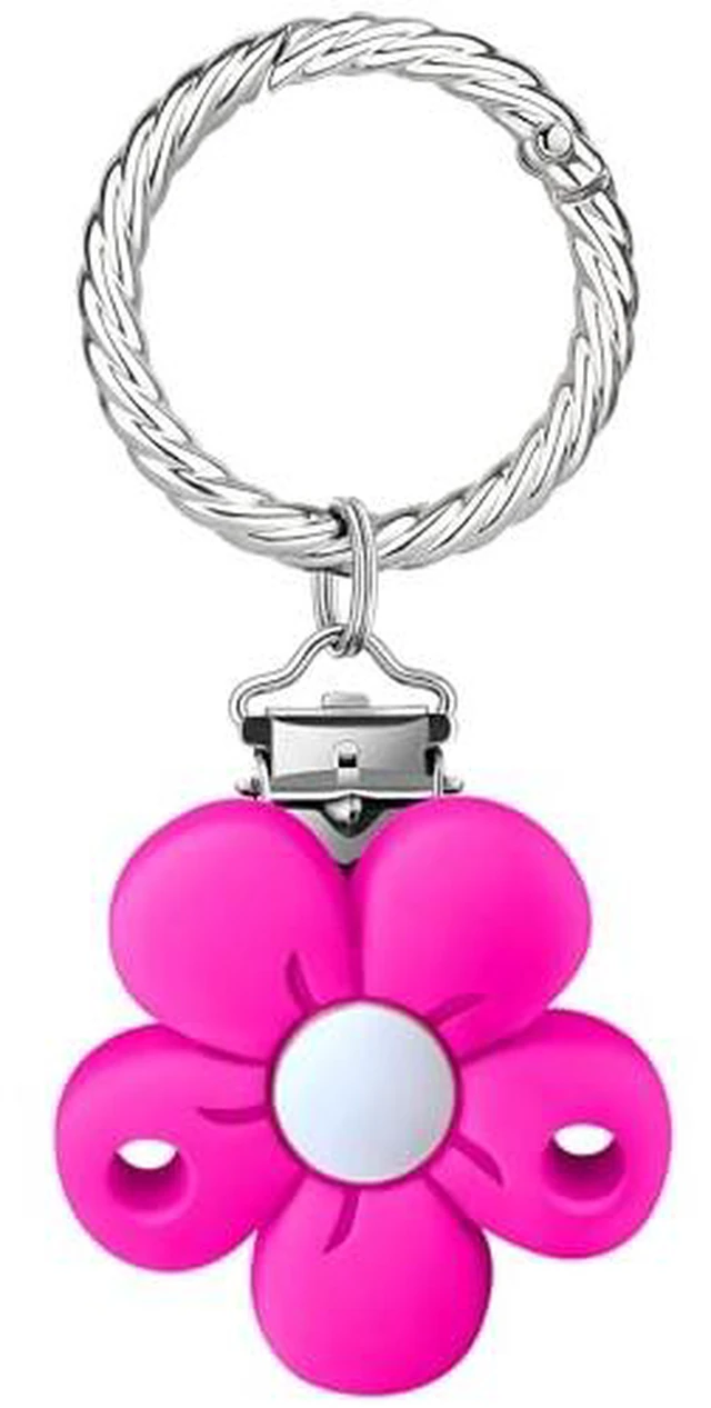 Alt view image 2 of 3 - Hat Clip for Travel on Bag, Secure Mechanical Grip, Flower-Shaped Bag Charm