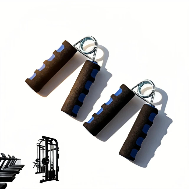 Main image of Grip Strengthener Set, Carbon steel wire+thickened foam Hand Exerciser for Wrist Forearm and Finger Strength Training, 2 Pack