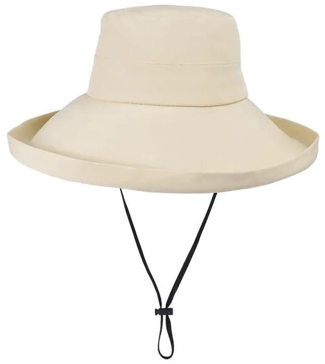 Alt view image 2 of 3 - Women Sun Hats Wide Brim Foldable Bucket Hat UV Protection Summer Beach Hat