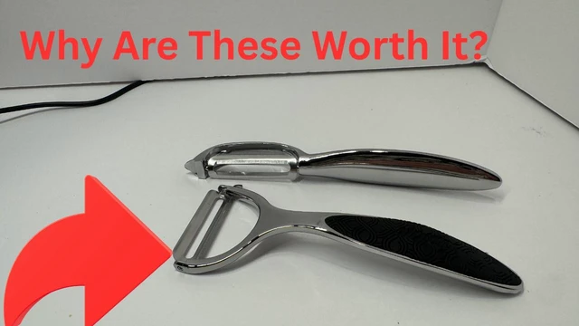 Alt view image 4 of 4 - Vegetable Peeler, Potato Peelers for Kitchen Stainless Steel Multi-function Set Fruit Peeler For Kitchen and Household Tools Y & I Shape Swivel Blades for Fruit Vegetables(Black)