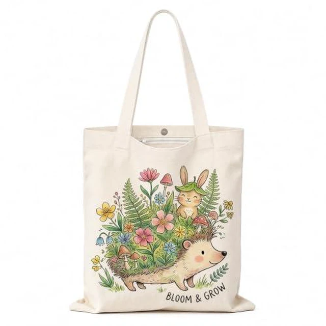Alt view image 6 of 6 - 1-200 Pack Available Canvas Reusable Tote Bags with Handle, 1 Pack