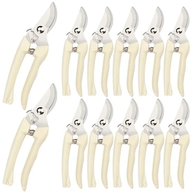 Alt view image 3 of 6 - Garden Scissors for Plant, Tip Pruning Shears for Cutting Flowers, Trimming Plants, Bonsai and Fruits Picking (Blue Bypass Blade Pruner)