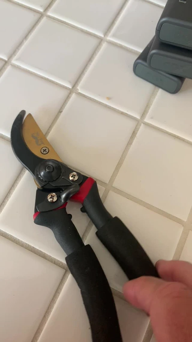 Alt view image 5 of 6 - Pruning Shears, Garden Shears, 8" Professional, Titanium Blade