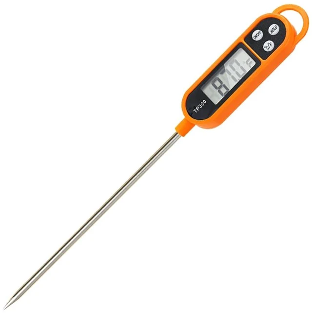 Main image of Candy Thermometer Digital Instant Read for Meat Kitchen Cooking Food Oil Deep Fry BBQ Grill Smoker (1, 9.4in-orangev)