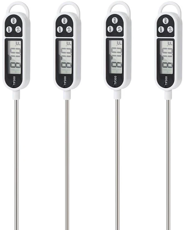 Alt view image 5 of 6 - Candy Thermometer Digital Instant Read for Meat Kitchen Cooking Food Oil Deep Fry BBQ Grill Smoker (1, 9.4in-orangev)
