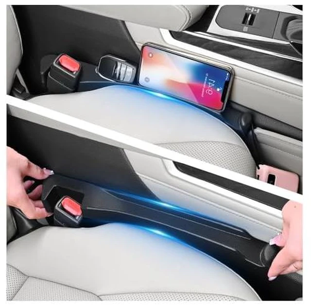 Alt view image 2 of 2 - 2PCS Car Seat Gap Filler Organizer with Storage Slot & Hook,Car Seat Gap Filler Strip for Filling Gaps,Universal & Double-Sided Use Cars Seats Gaps Plug Cars Interior Accessories