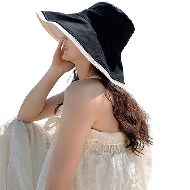 Main image of Women Wide Brim UPF50 UV Foldable Quick Dry Sun Bucket Hat Beach Fishing