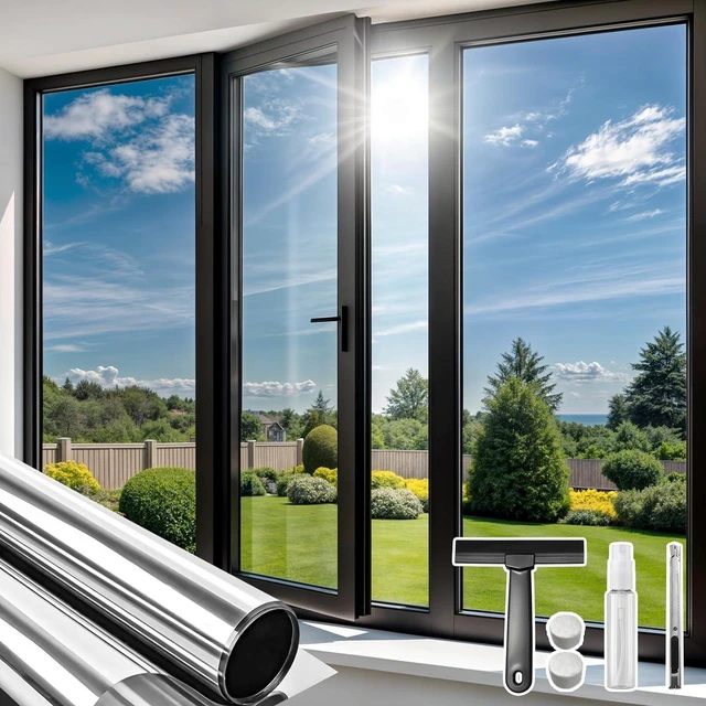 Main image of One Way Window Film Privacy See Out Not in, 11.8'' x 78.7''