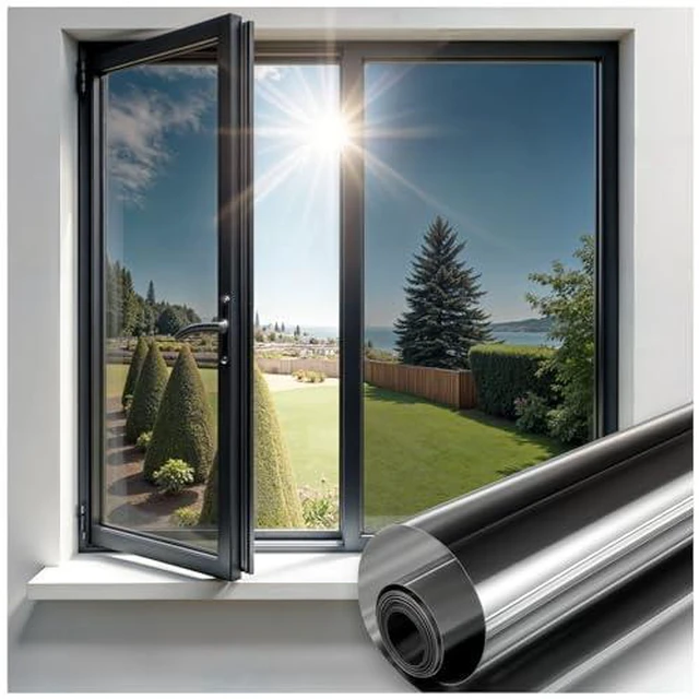 Alt view image 4 of 6 - One Way Window Film Privacy See Out Not in, 11.8'' x 78.7''