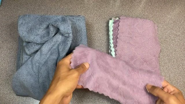 Alt view image 4 of 5 - 12 Pack Cleaning Cloth Kitchen Cloth, Dish Towels Super Absorbent Coral Velvet Dishtowels, Microfiber Premium Soft Tea Towels, Quick Dry Rags, Multipurpose Reusable Washcloths, Non-Stick Oil Cloths.