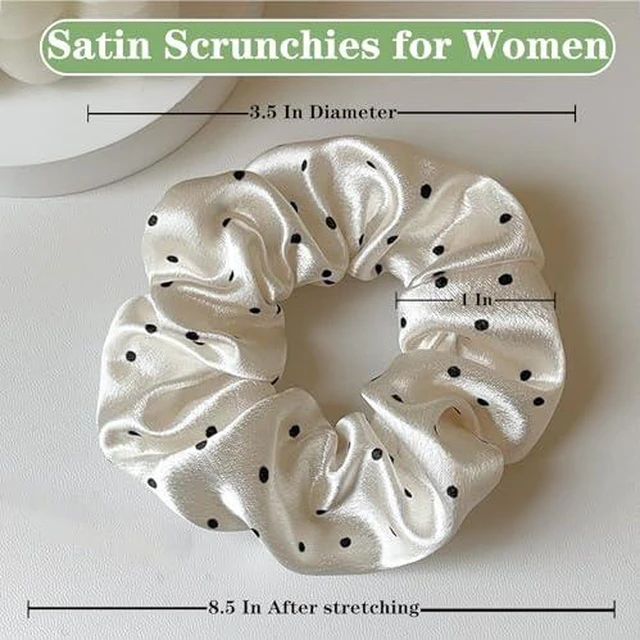 Alt view image 6 of 7 - 16 Pcs Satin Scrunchies For Women Scrunchies Hair Ties No Damage Satin Hair Tie For Frizz Sleep Soundly Softer Ties And Thin And Thick Hair Styling