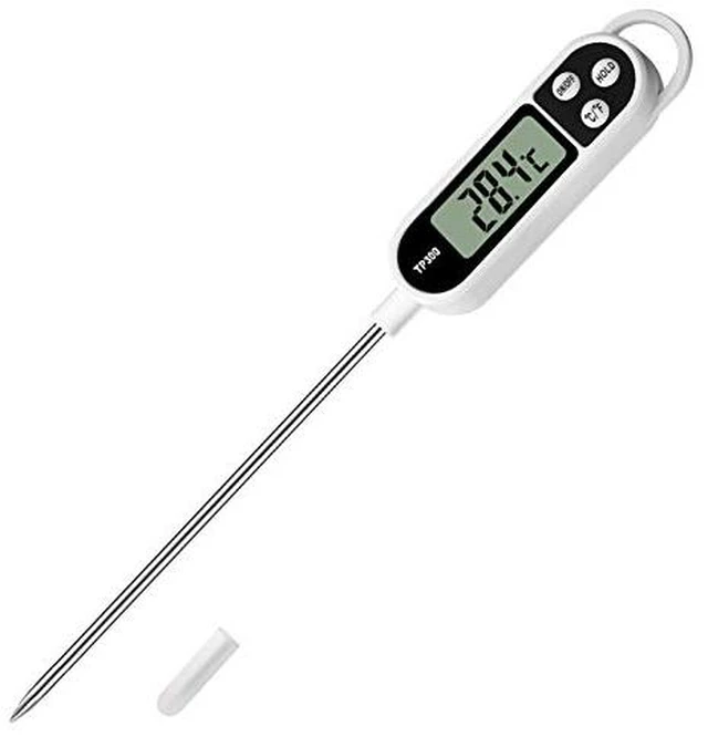 Alt view image 2 of 6 - Meat Food Thermometer for Cooking Kitchen BBQ, Probe Instant Read Thermometer with Long Probe for Candy Candle Milk Yogurt Deep Fry Roast Baking Temperature